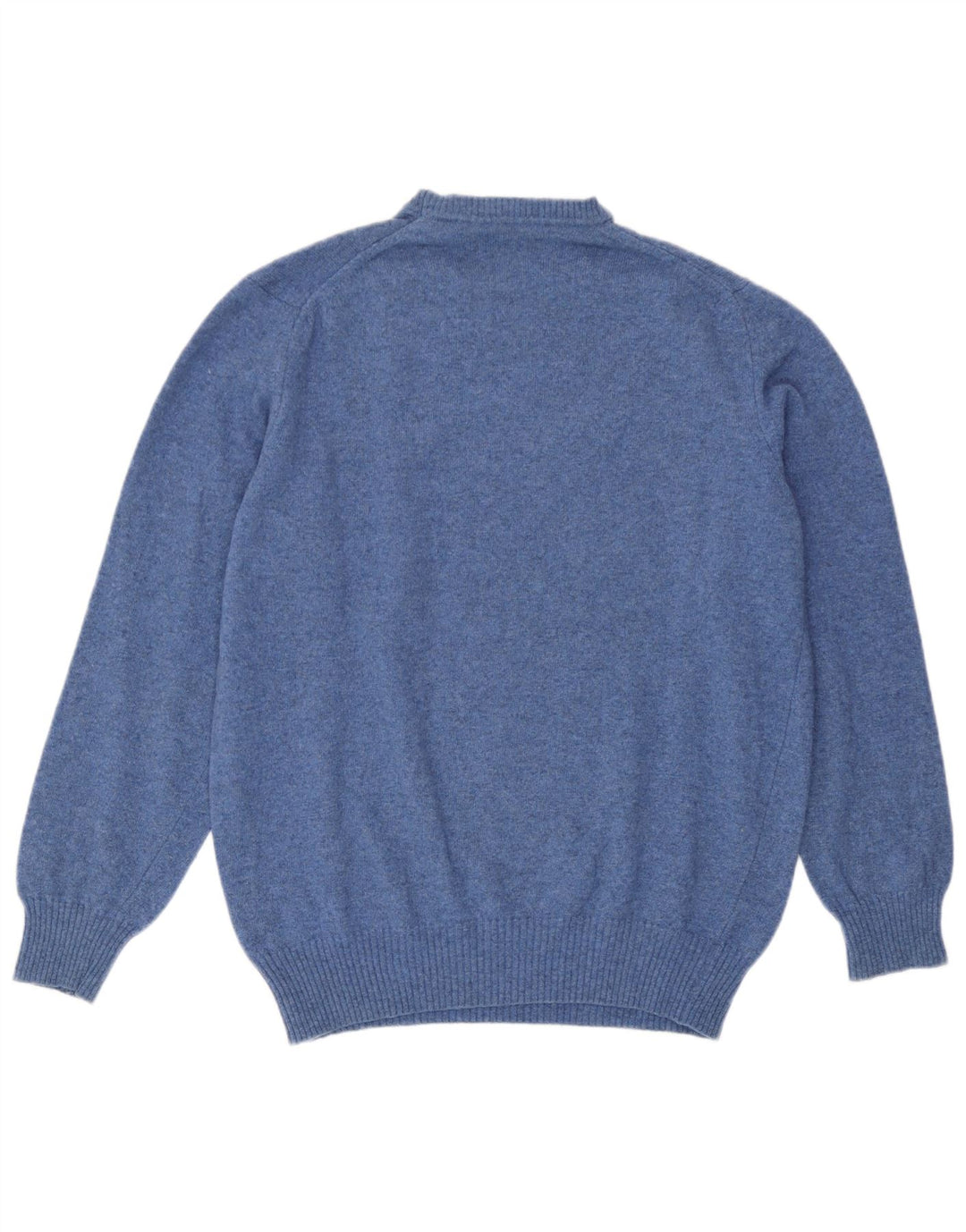 Męski sweter z okrągłym dekoltem Zara, duży niebieski
