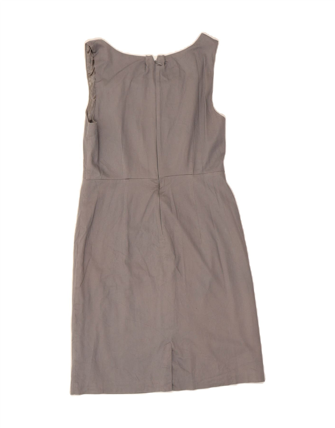 MOSSIMO Womens Sleeveless A-Line Dress US 10 Large Grey Cotton Vintage Mossimo and Second-Hand Mossimo from Messina Hembry 