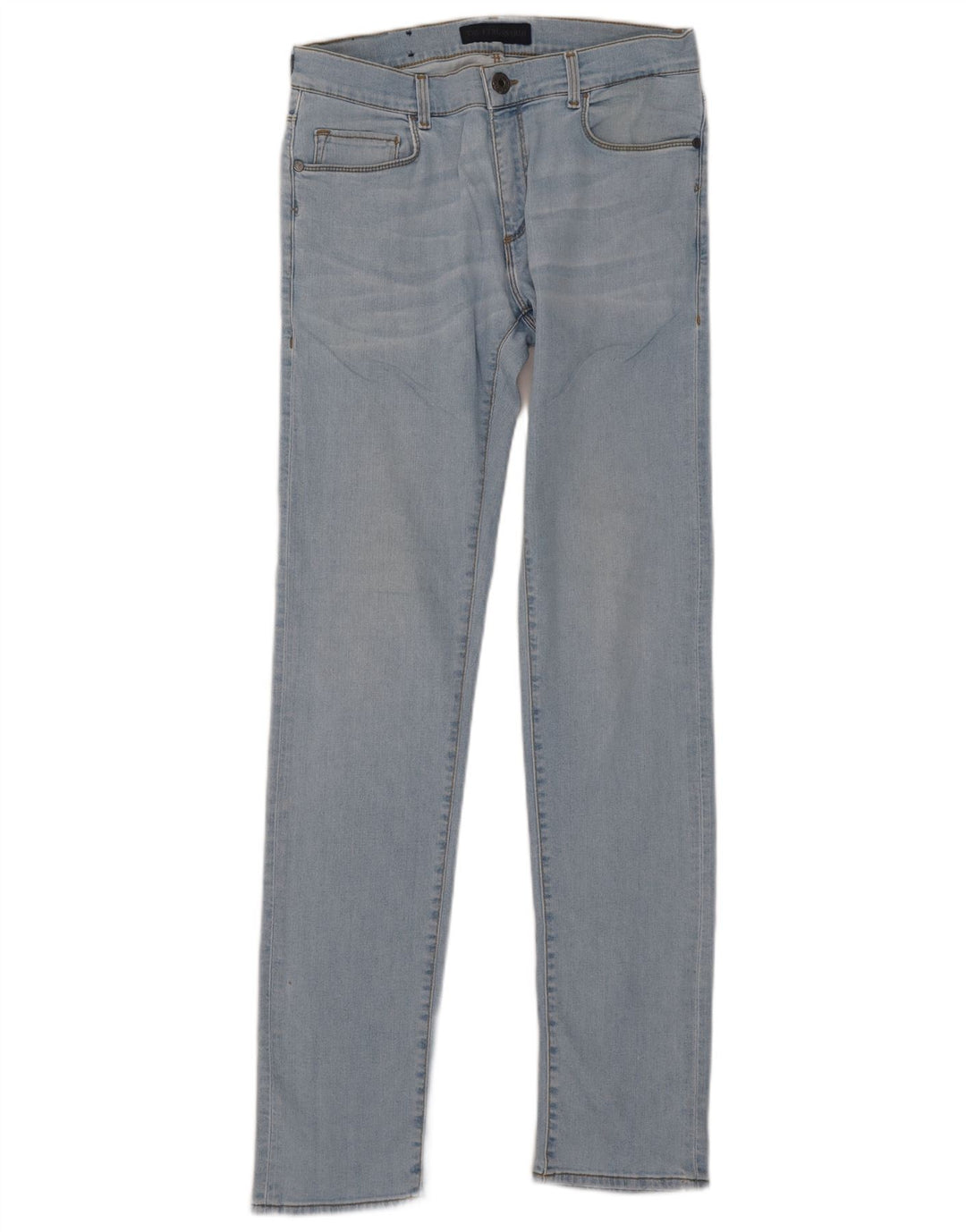 Męskie jeansy slim fit Trussardi W31 L35 Niebieskie bawełniane