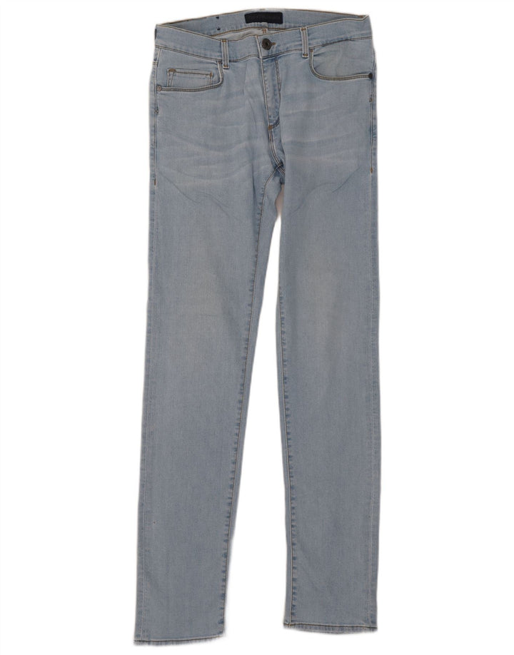 Męskie jeansy slim fit Trussardi W31 L35 Niebieskie bawełniane
