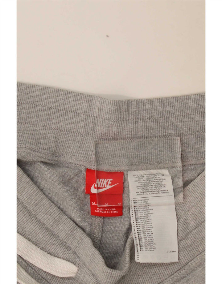 Męskie spodenki sportowe Nike z grafiką, średnioszare, bawełniane w cętki