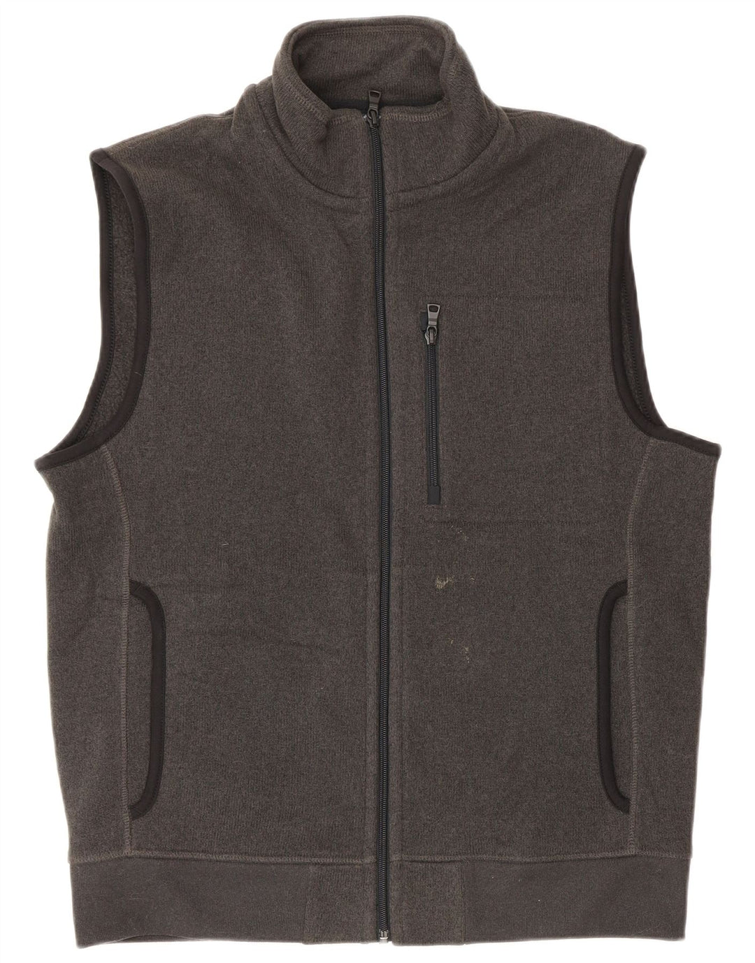 Marks & Spencer Męska bluza dresowa bez rękawów, średnioszara, poliestrowa