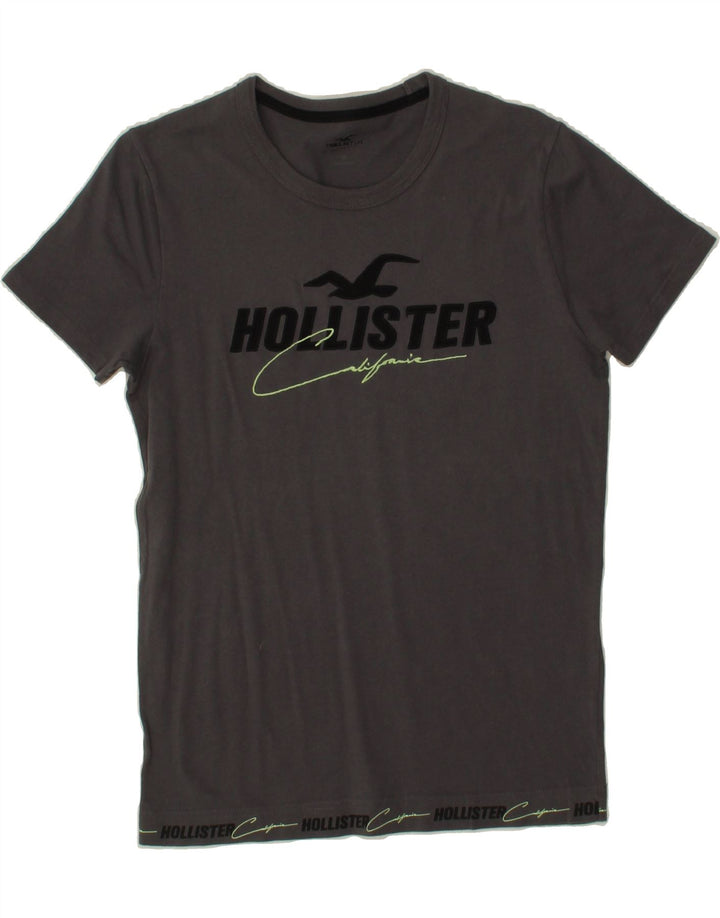 HOLLISTER Mens Graphic T-Shirt Top XS Grey Vintage Hollister and Second-Hand Hollister from Messina Hembry 
