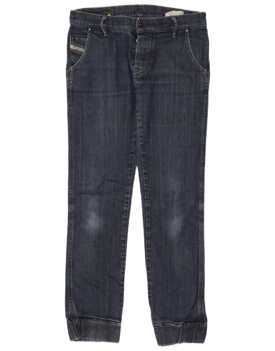 Diesel Damskie Joyze Slim Jeans W27 L28 Niebieskie bawełniane