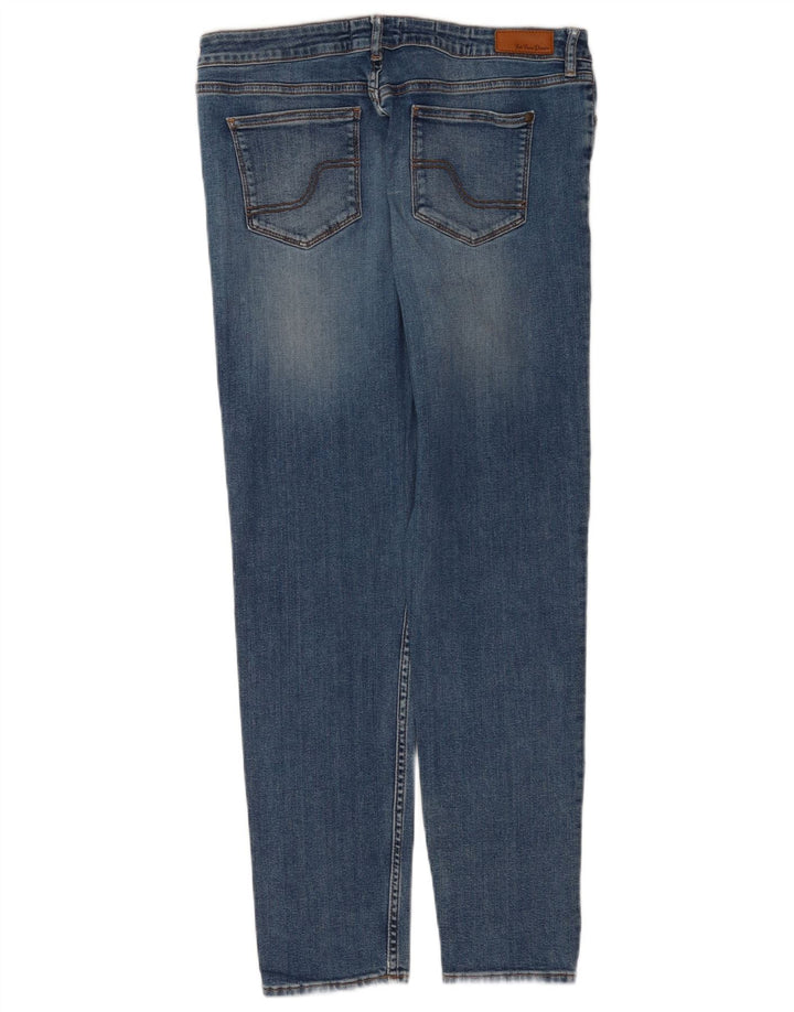 Damskie jeansy slim Fat Face UK 12 Medium W32 L28 Niebieskie bawełniane