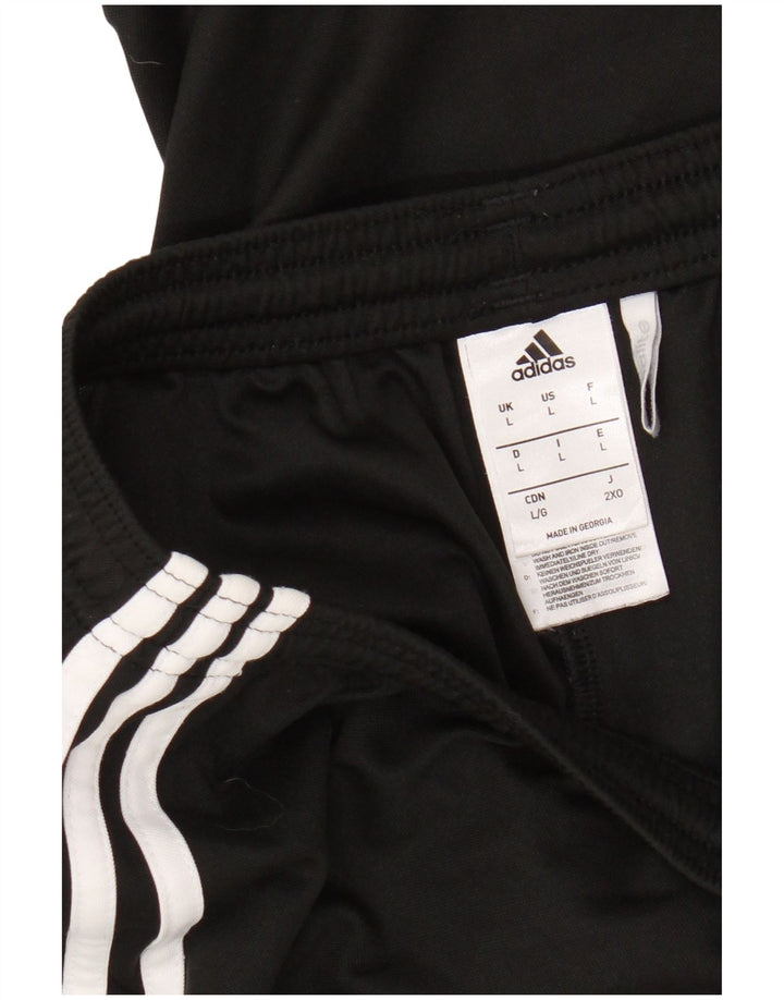 Męskie spodenki sportowe Adidas Climalite, duże, czarne, poliestrowe