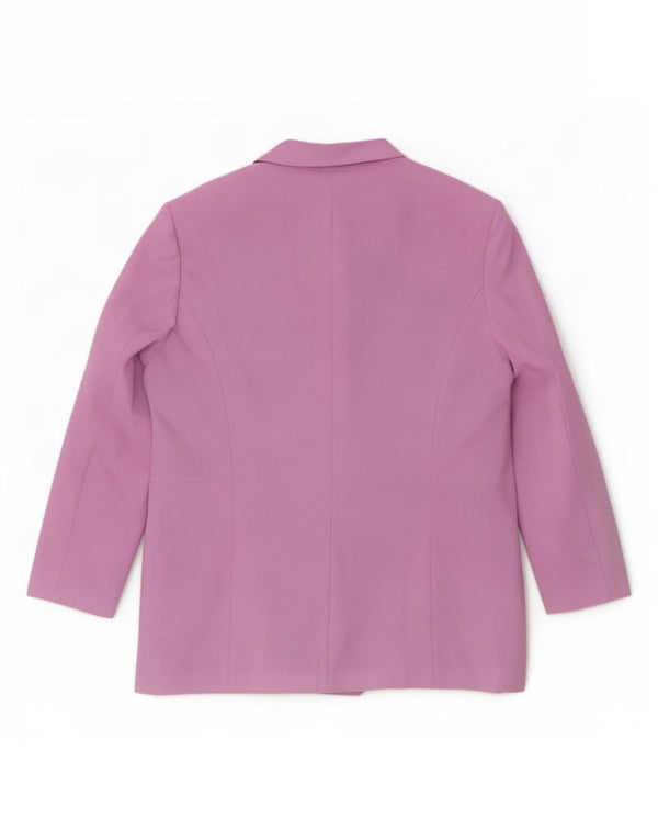 Marks & Spencer Damska marynarka standardowa zapinana na 2 guziki UK 20 2XL Liliowa