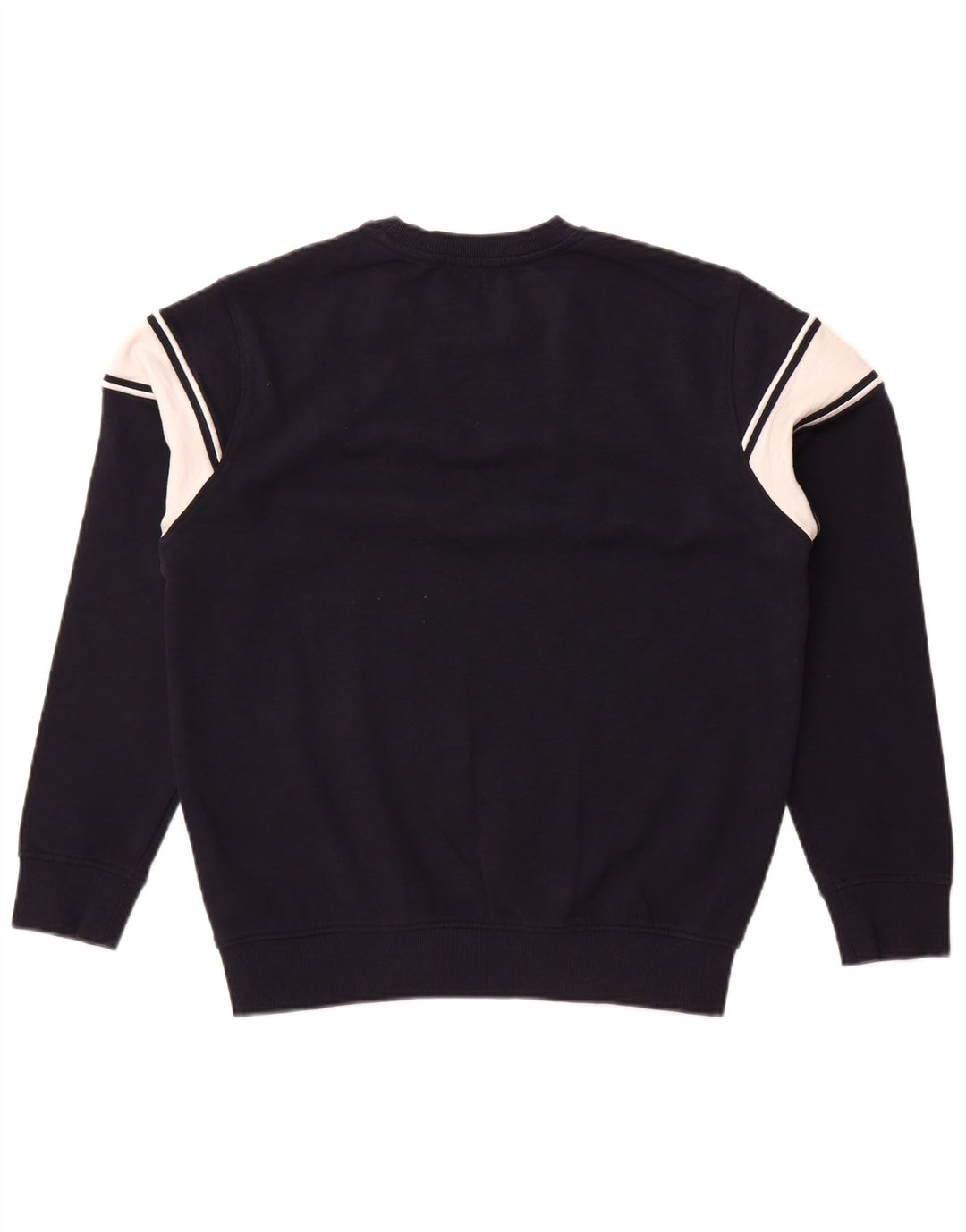 Męska bluza Guess z grafiką, mała, granatowa, z blokami kolorów, bawełniana