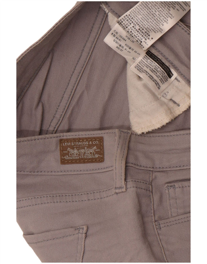 Damskie legginsy Levi's Skinny Jeans W26 L30 Szara bawełna