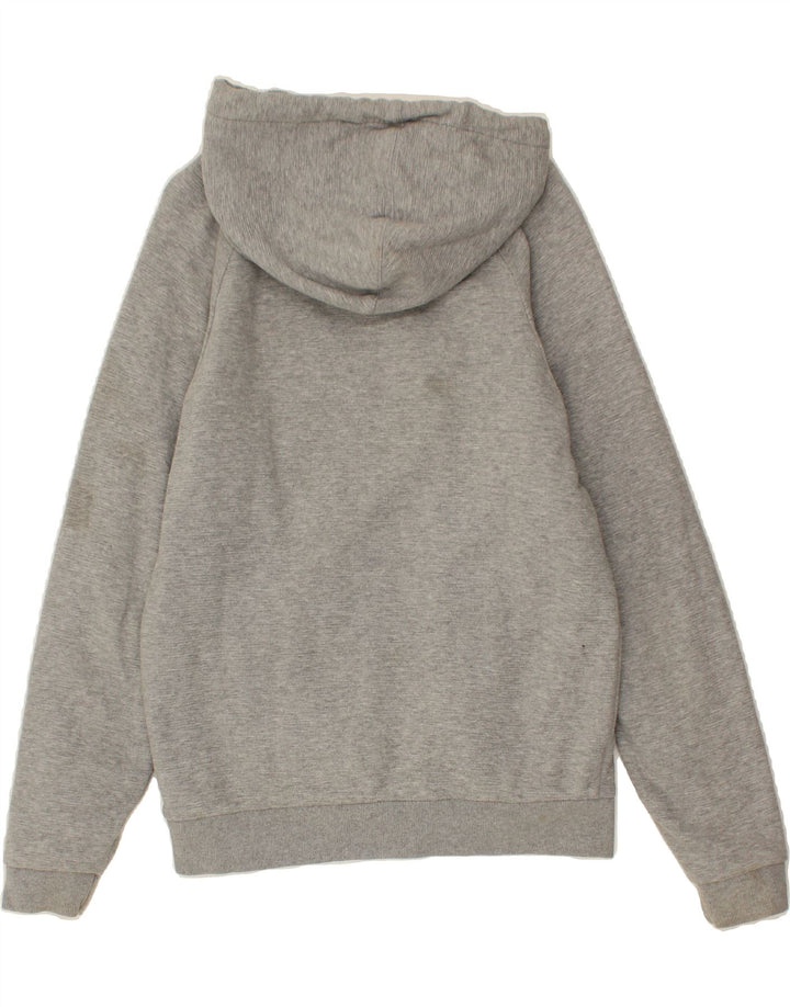 JACK WILLS Mens Hooded Bomber Jacket UK 36 Small Grey Cotton Vintage Jack Wills and Second-Hand Jack Wills from Messina Hembry 