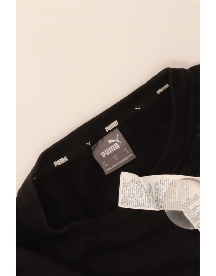 Męska bluza Puma Sweter Średniej Czarnej Bawełny