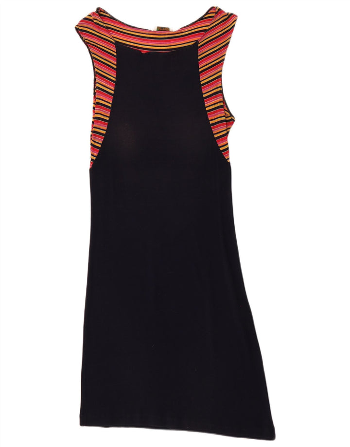 Damska sukienka maxi Missoni w abstrakcyjny wzór UK 4 XS, bawełniana w granatowe paski