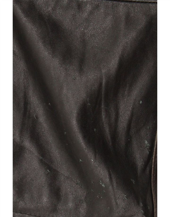 Coconuda damski płaszcz skórzany IT 46 duża brązowa skóra