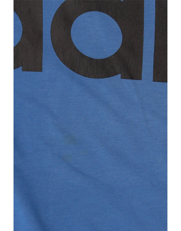 Adidas Męski T-shirt Climalite Graphic Top XL Niebieski