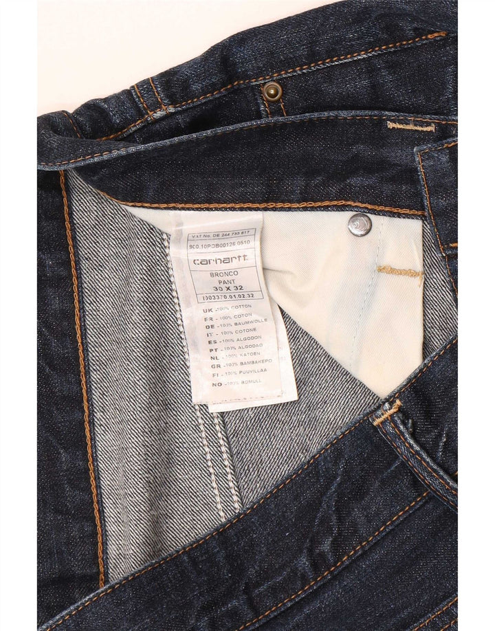 Męskie jeansy Carhartt W30 L28 Niebieskie bawełniane