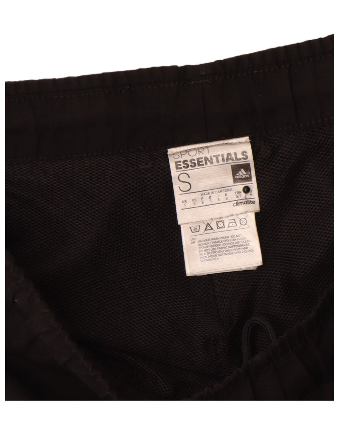 Męskie spodenki sportowe Adidas Climalite, małe, czarne
