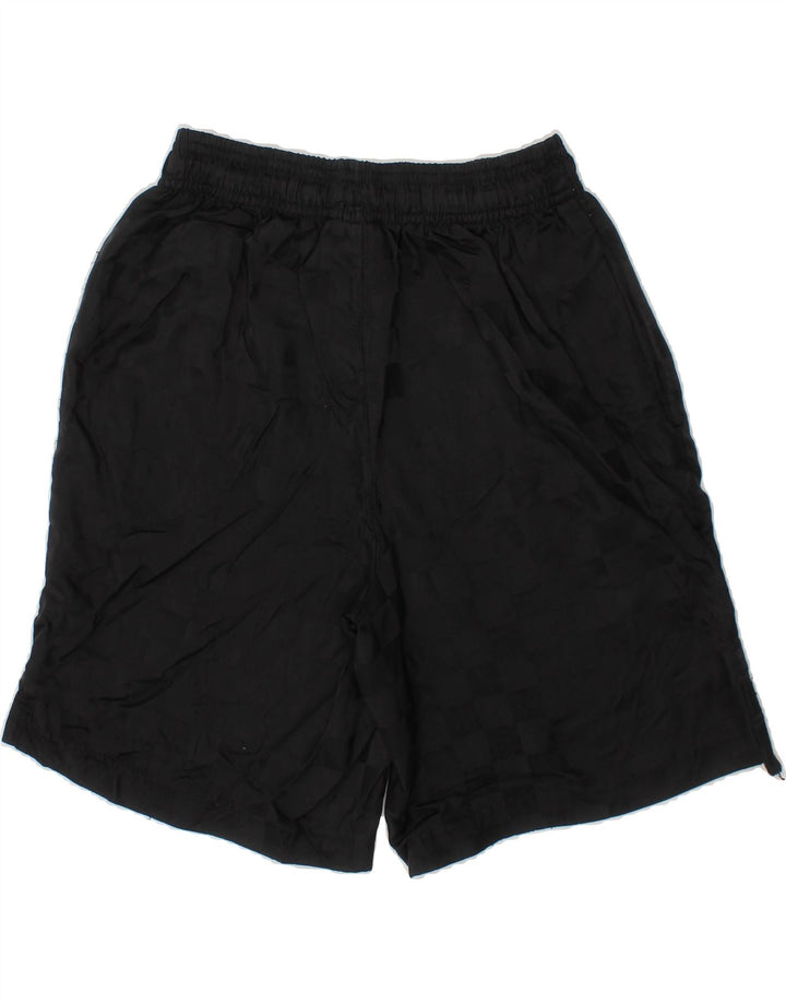 UMBRO Boys Sport Shorts 8-9 Years Medium Black Check Polyester Vintage Umbro and Second-Hand Umbro from Messina Hembry 