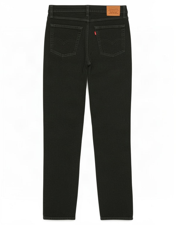Damskie sztruksowe spodnie Levi's 724 z wysokim stanem W29 L30 zielone