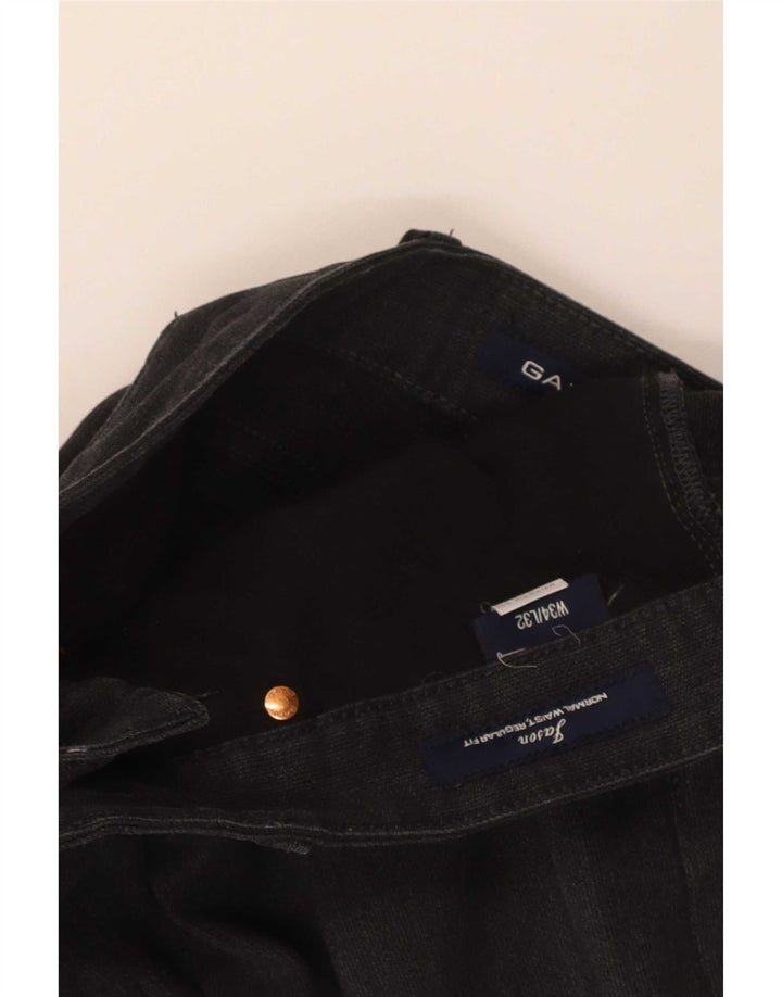 Damskie jeansy Gap Jason o regularnym kroju W34 L32 Szara bawełna