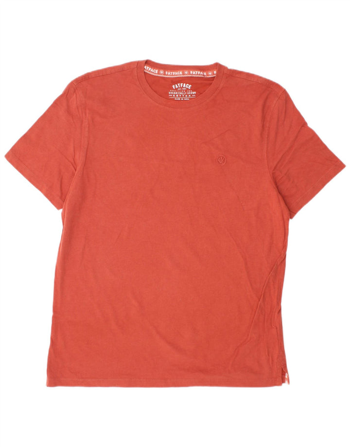 T-shirt męski FAT FACE, duży, pomarańczowy, bawełniany
