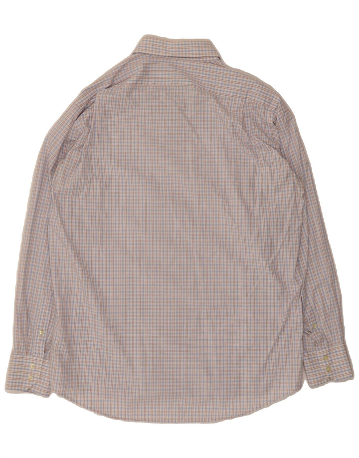 LACOSTE Mens Shirt Size 42 Large Blue Check Cotton Vintage Lacoste and Second-Hand Lacoste from Messina Hembry 