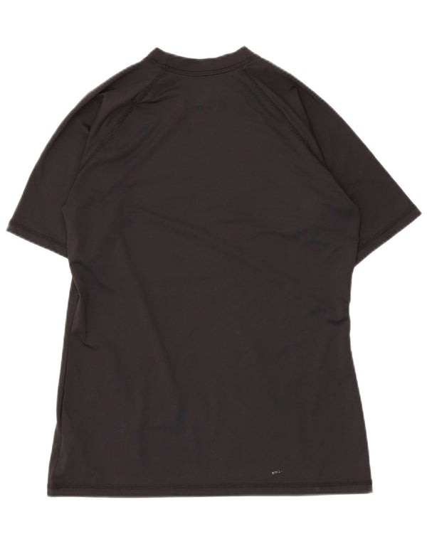 Damska koszulka Nike Dri Fit Graphic Top UK 12, średni czarny poliester