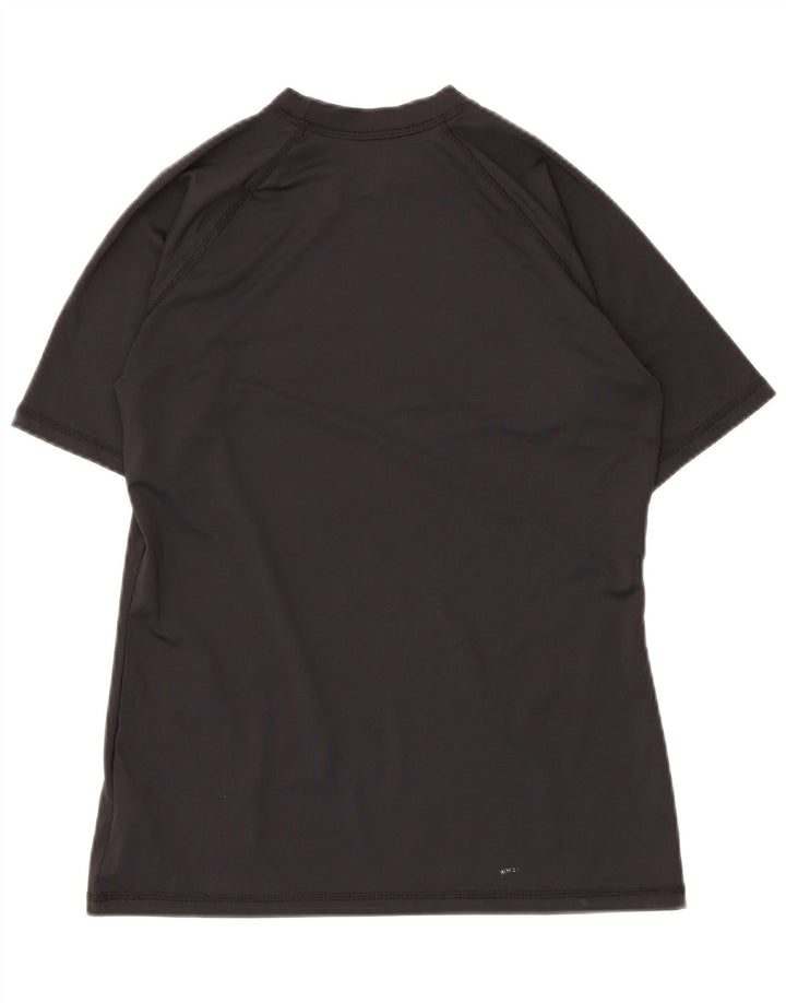 Damska koszulka Nike Dri Fit Graphic Top UK 12, średni czarny poliester