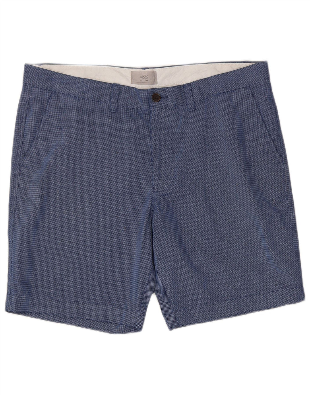Męskie spodenki Chino MARKS & SPENCER W36, duże, niebieskie, bawełniane