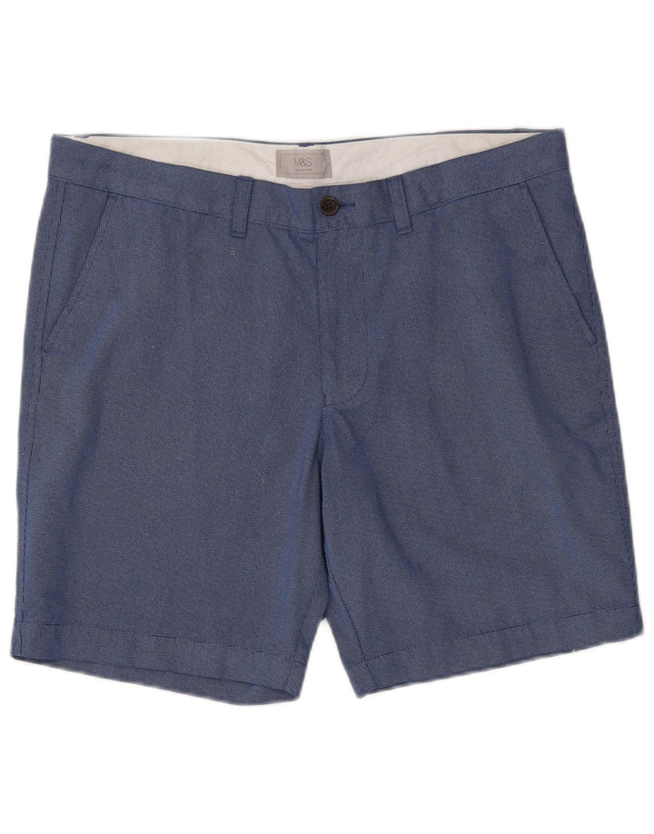 Męskie spodenki Chino MARKS & SPENCER W36, duże, niebieskie, bawełniane