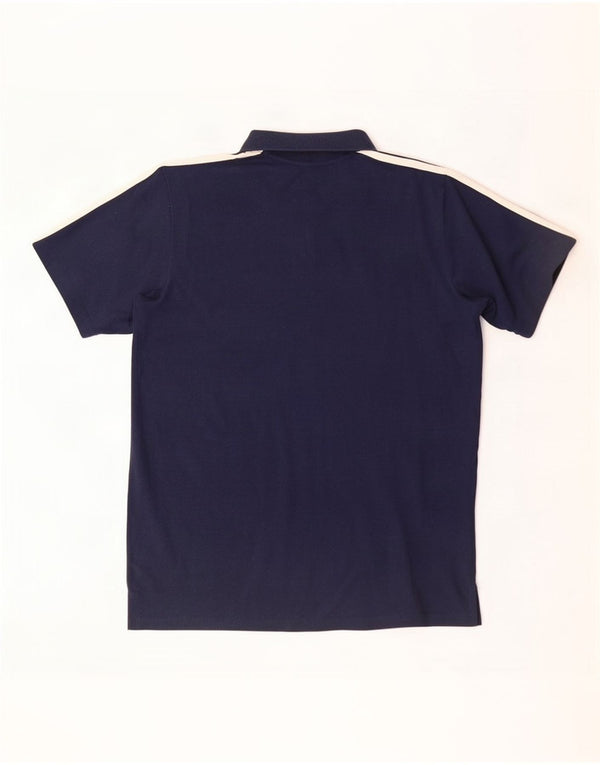 Męska koszulka polo Adidas Climalite XL granatowa, bawełniana