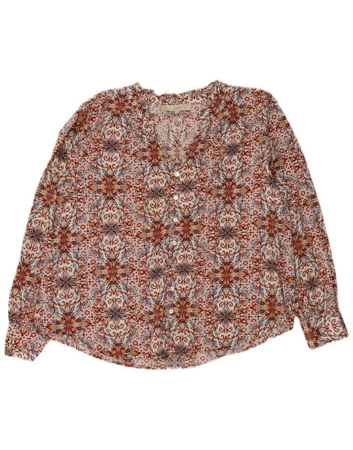 Damska bluzka koszulowa LOFT UK 18 XL, wielokolorowa bawełna Paisley