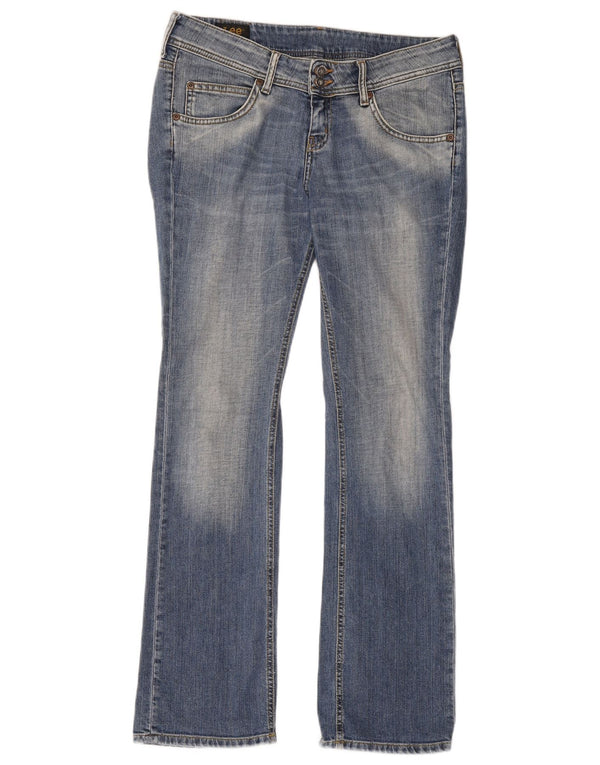 Damskie jeansy Lee Bootcut W31 L31 Niebieskie bawełniane