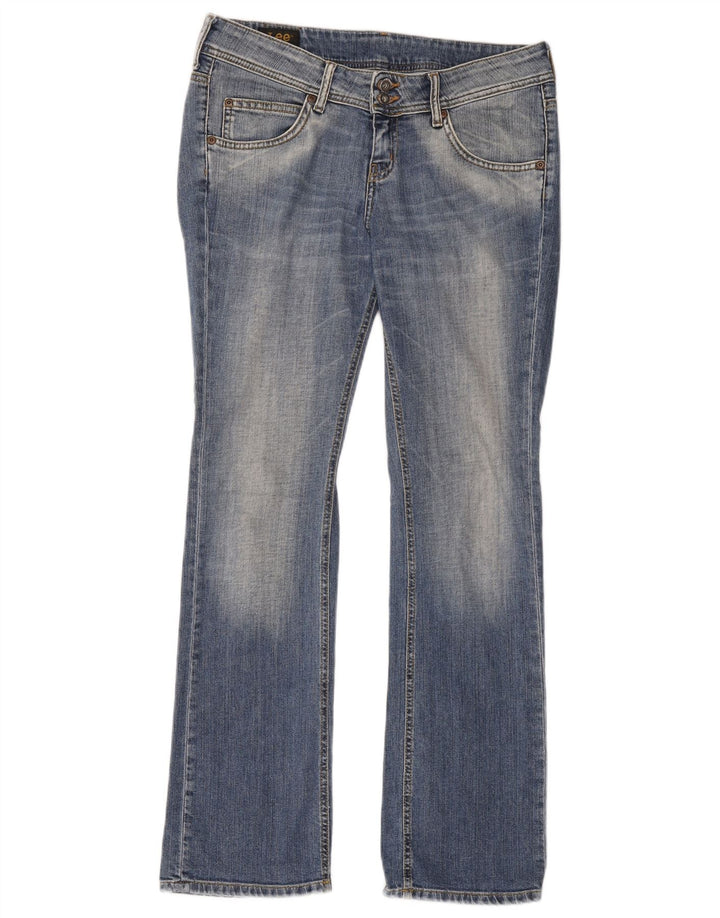 Damskie jeansy Lee Bootcut W31 L31 Niebieskie bawełniane