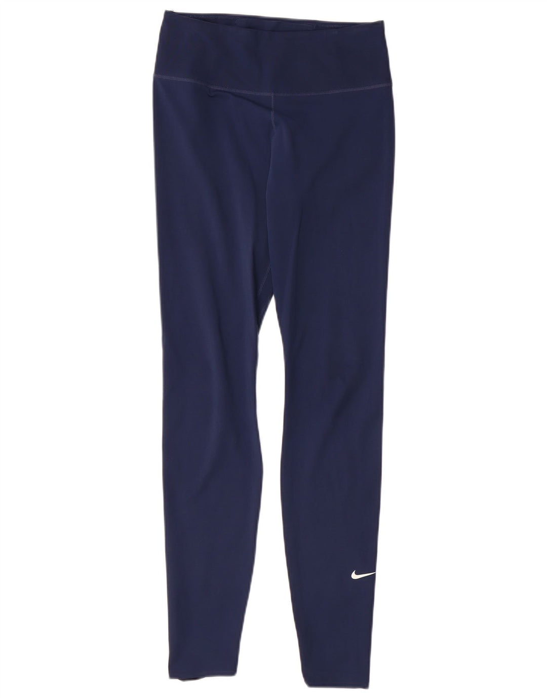 Damskie legginsy NIKE Dri Fit UK 10, małe, granatowe, poliestrowe