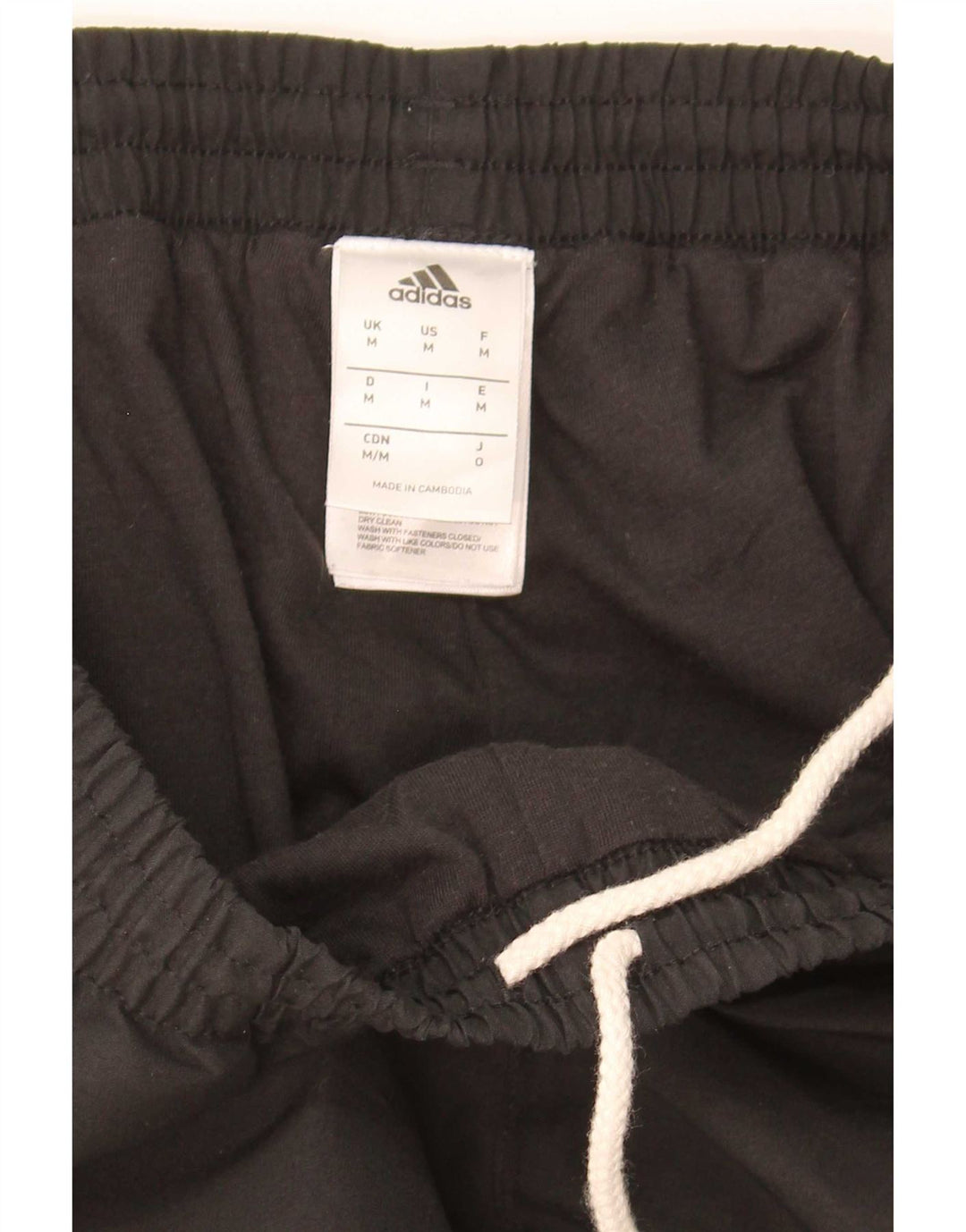 Adidas Męskie spodnie dresowe Joggery Średni czarny poliester