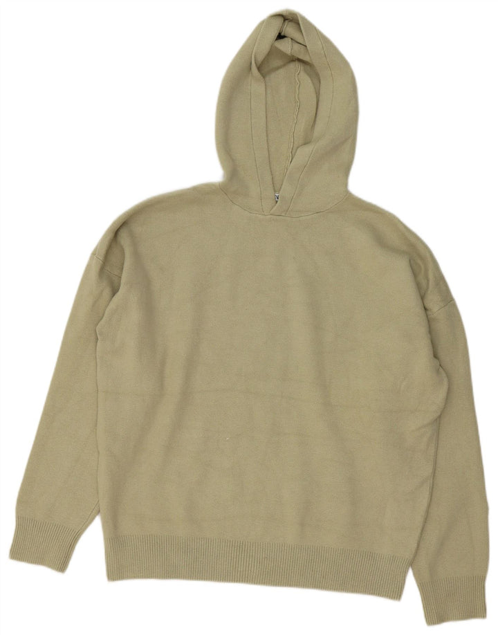 Męski sweter z kapturem Zara, średni khaki, wiskoza
