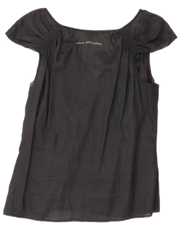 Damska bluzka Calvin Klein Jeans UK 18 XL czarna