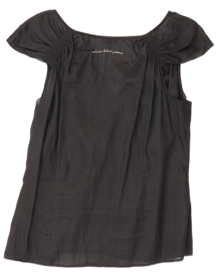 Damska bluzka Calvin Klein Jeans UK 18 XL czarna