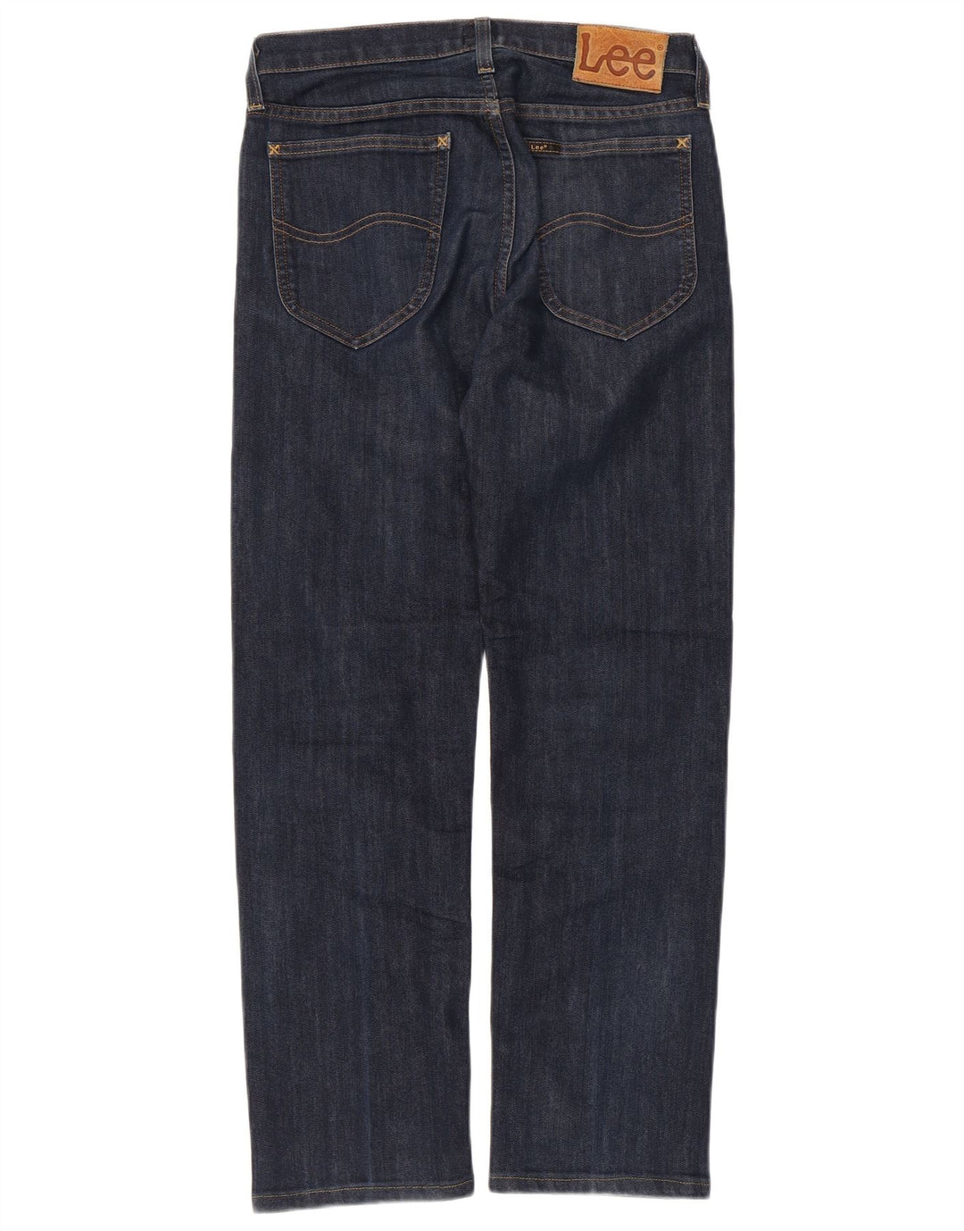 Damskie jeansy Lee Straight W30 L28 granatowe