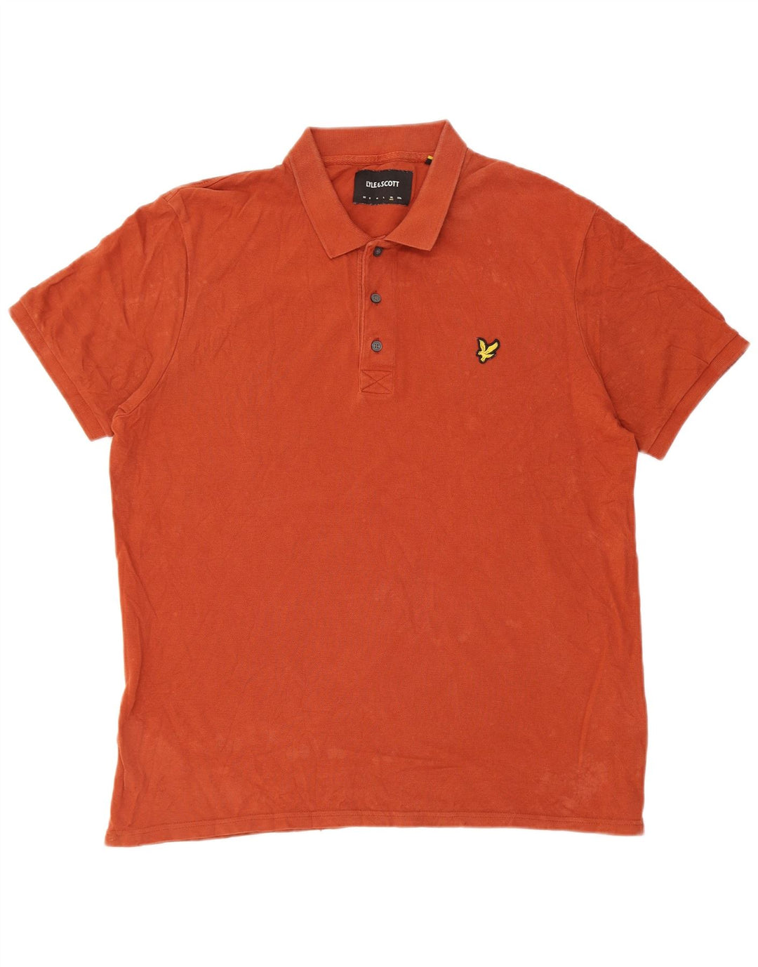 Męska koszulka polo Lyle & Scott XL, pomarańczowa, bawełniana