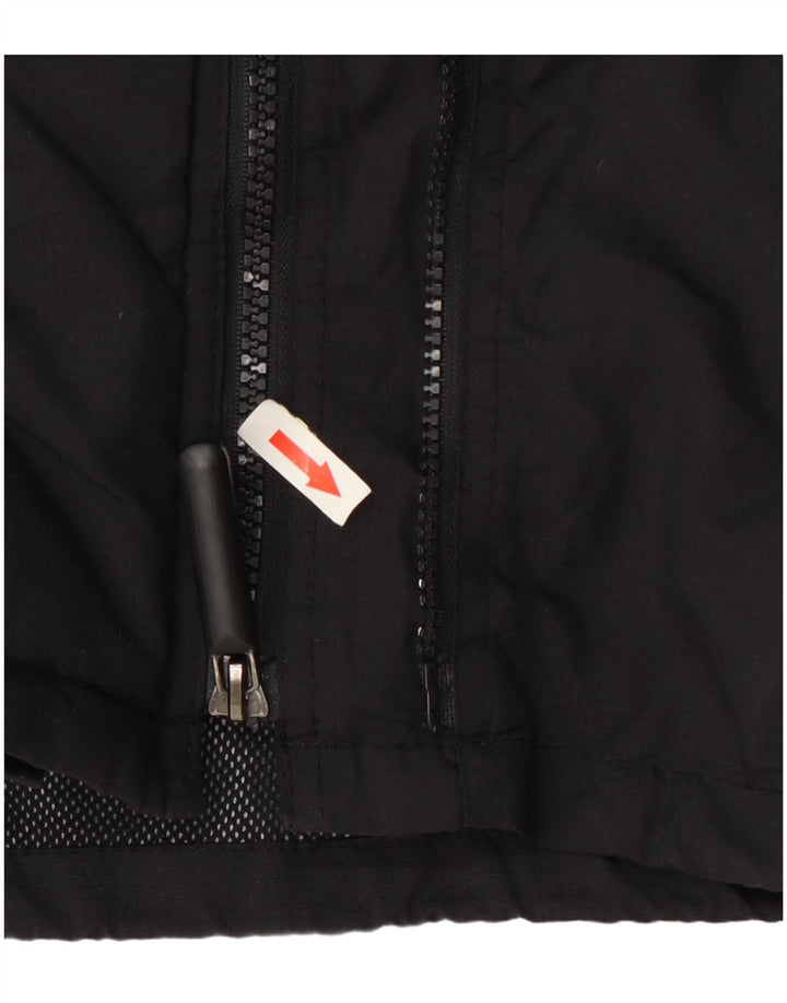 Damska kurtka przeciwdeszczowa Superdry UK 20 2XL Czarny nylon