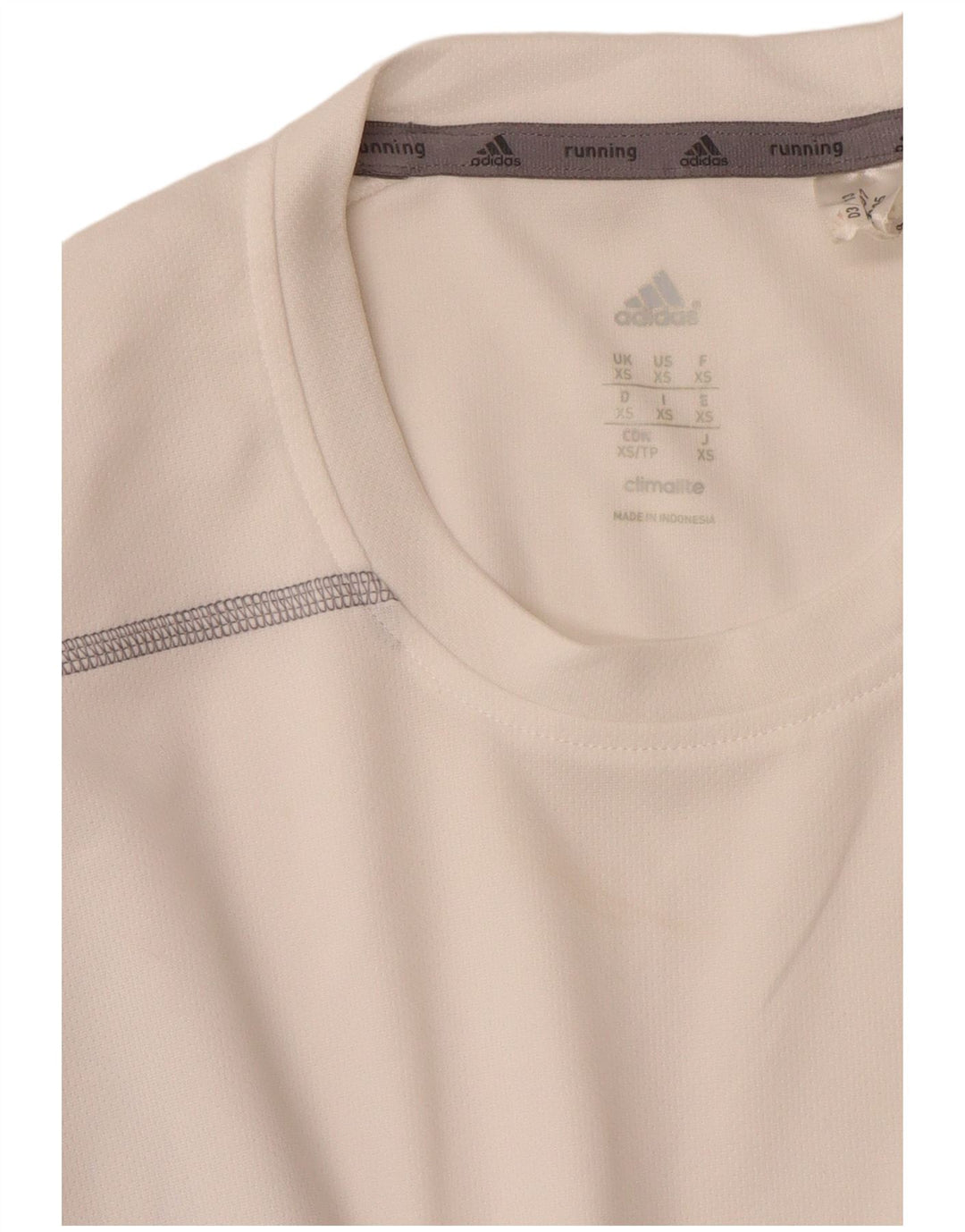 Adidas Męska koszulka Climalite Top XS, biały poliester