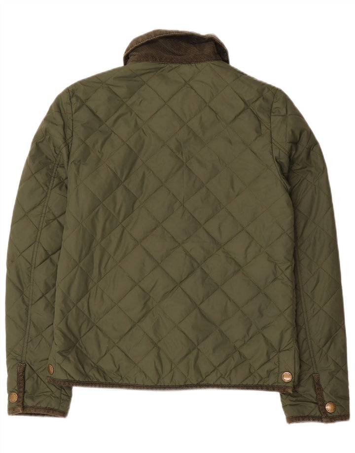 Damska pikowana kurtka JACK WILLS UK 8, mała, nylon w kolorze khaki