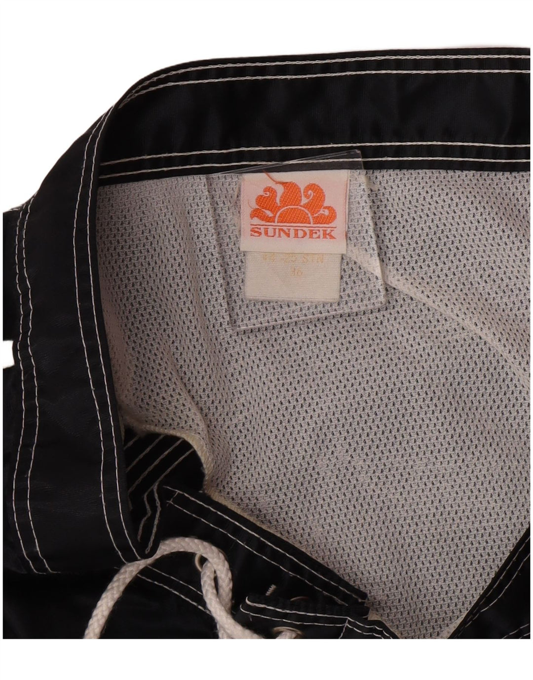 Męskie spodenki kąpielowe Sundek, duże, czarne, nylonowe