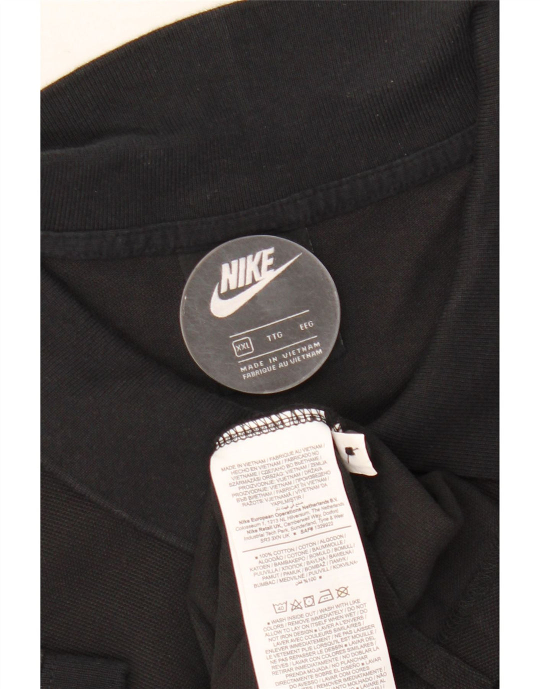 Męska koszulka polo Nike 2XL Czarna, bawełniana