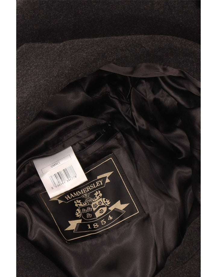 Płaszcz męski Hammersley UK 36 Small, szara wełna