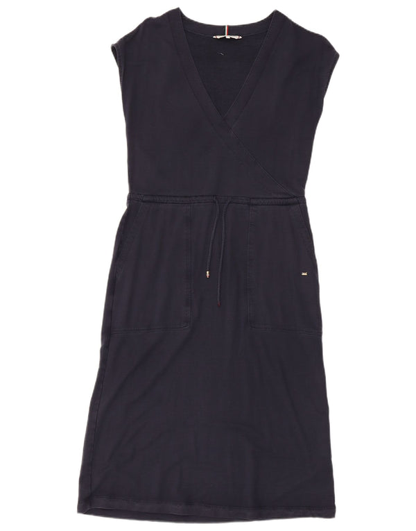 Damska sukienka o linii A Tommy Hilfiger UK 6 XS Granatowa wiskoza