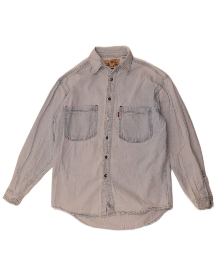 Męska koszula dżinsowa Levi's, mała, niebieska, bawełniana