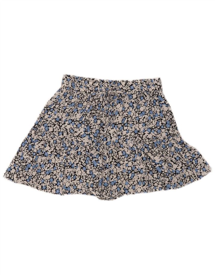 Zara Damskie Hot Pants Small W26 Wielobarwna kwiatowa wiskoza