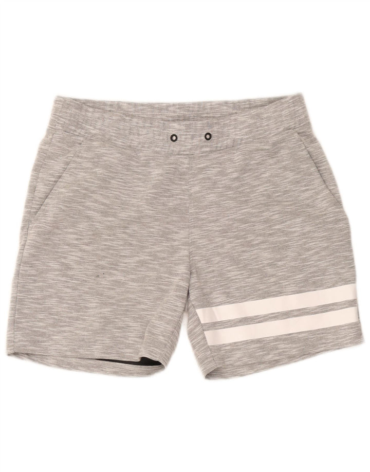 Męskie spodenki sportowe Jack & Jones, średnioszare, bawełniane w cętki